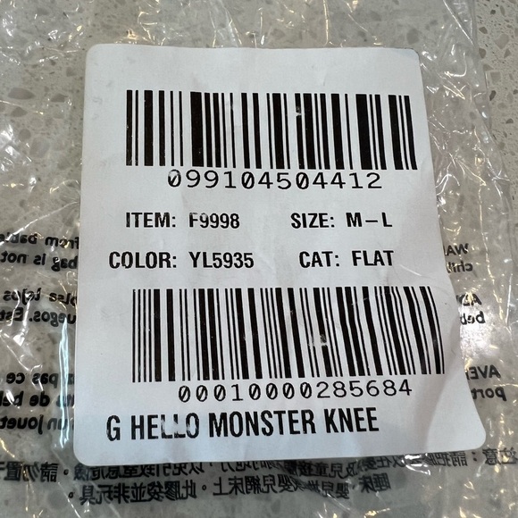 Crewcuts J.Crew Girls Blue Sparkle HELLO Monster Tights Size M/L  NEW - Picture 7 of 9